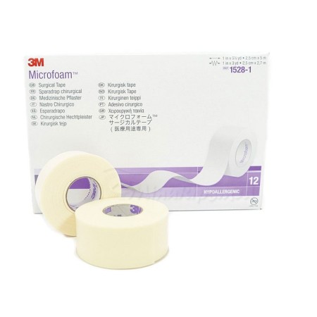 3m microfoam foam plaster 1528-1, 25 mm x 5 m - pack from 12 pcs.