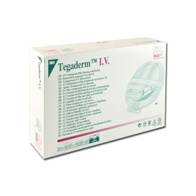 3m tegaderm i.v. medicazione in pellicola trasparente con bordo 1635, 8,5cm x 10,5cm, 50 pz.