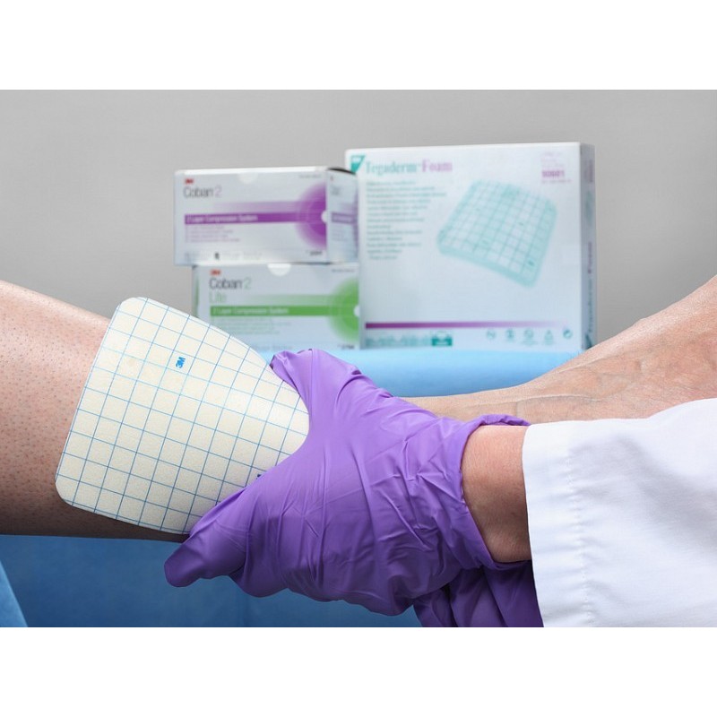 Tegaderm high performance foam non adhesive - medicazione in schiuma di poliuretano non adesiva, 90601 - conf. 10 pz.