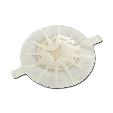 Tegaderm foam adhesive - medicazione in schiuma di poliuretano adesiva, 90619 - sagomato per talloni e gomiiti - 5 pz.