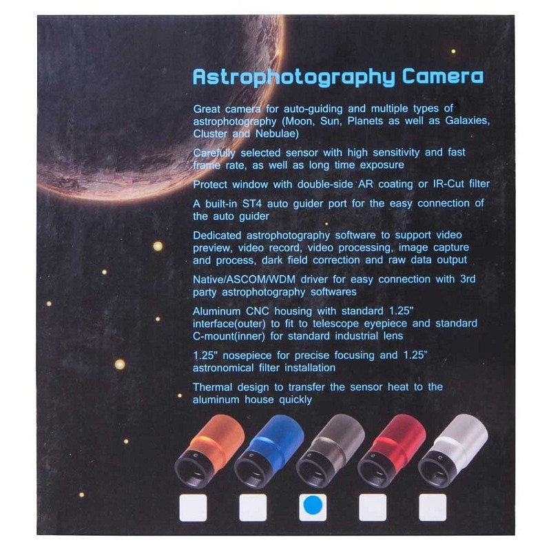 Bresser full hd 1,25” deep sky kamera a řidičská kamera