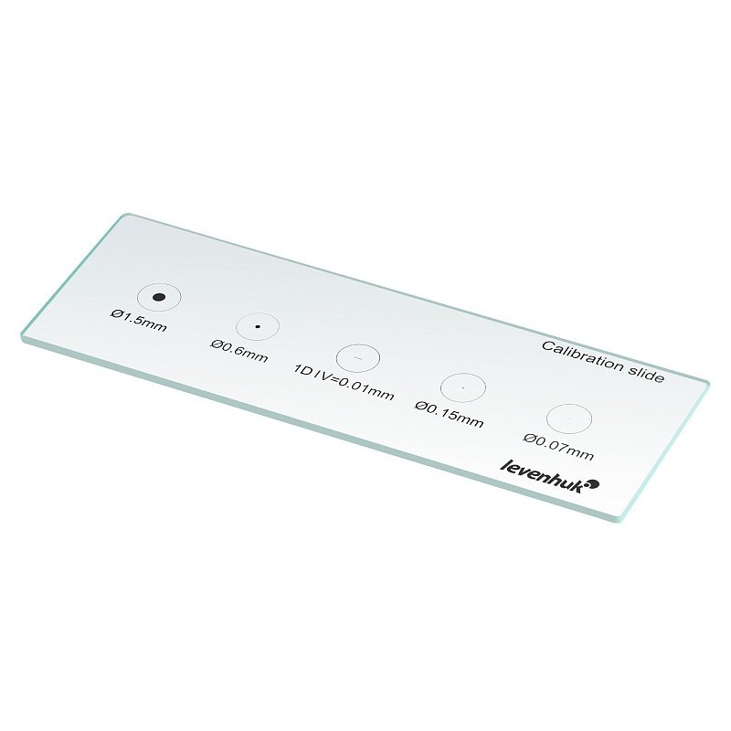 Calibration slide levenhuk med x/y