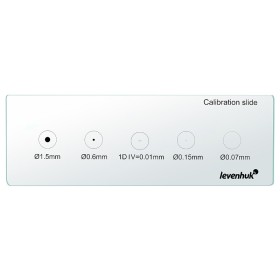 Calibration slide levenhuk med x/y