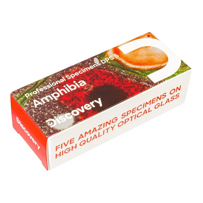 Conjunto de micromuestras levenhuk discovery prof dps 5 “mundo anfibio”.