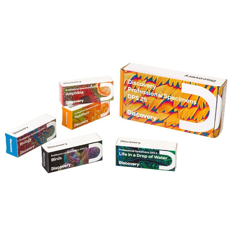 Set di micropreparati levenhuk discovery prof dps 5. “mondo anfibio”