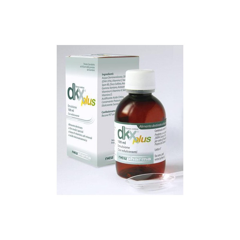 Dkx plus alimento para usos médicos especiales multivitamínico pediátrico 100ml