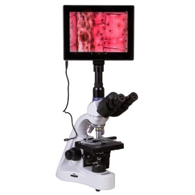 Microscope trinoculaire numérique lcd levenhuk med d10t