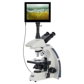 Microscopio trinocular digital levenhuk med d40t lcd