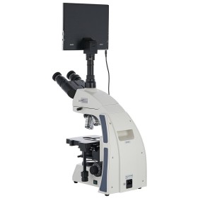Microscopio trinocular digital levenhuk med d40t lcd