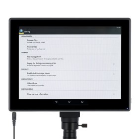 Microscopio trinoculare digitale levenhuk med d40t lcd