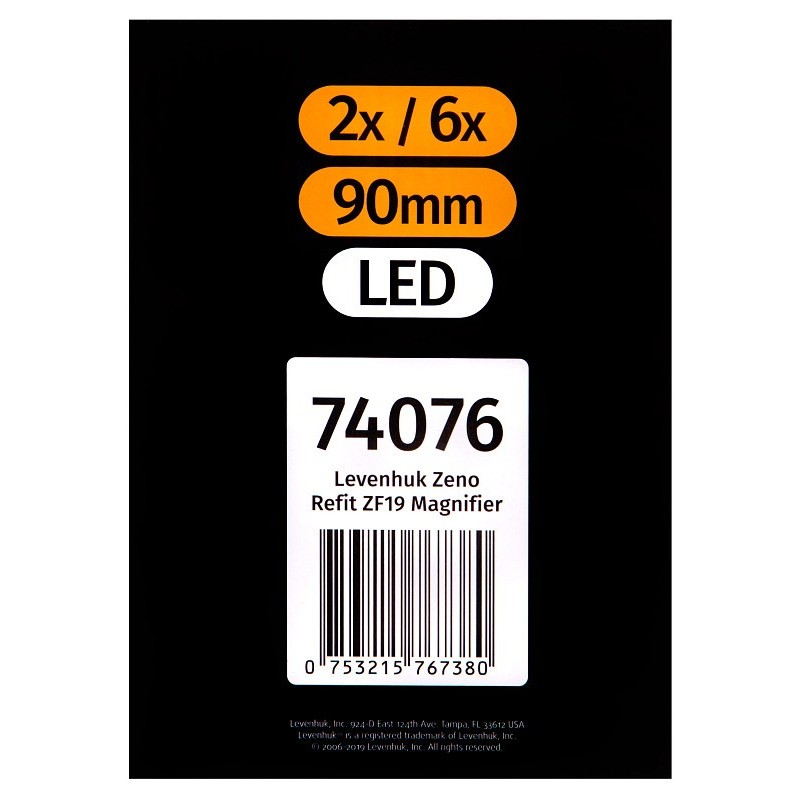 Lente d’ingrandimento levenhuk zeno refit zf19