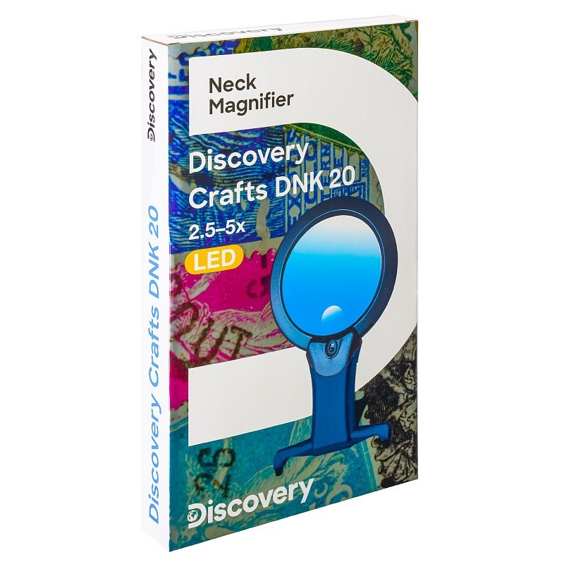 Lente d’ingrandimento da collo levenhuk discovery crafts dnk 20