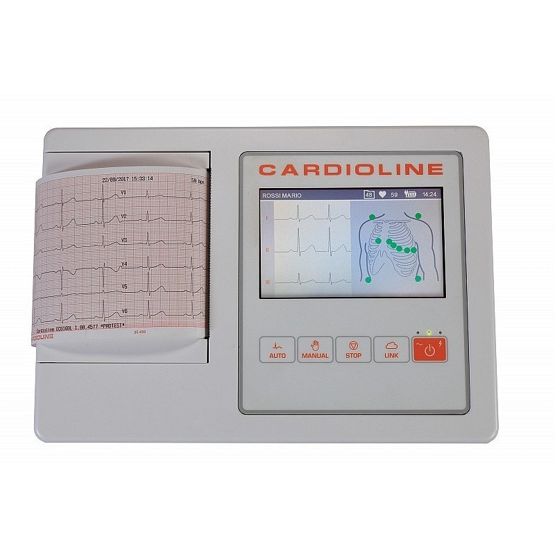 Elettrocardiografo touchscreen cardioline ecg100l