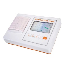 Elektrokardiográf érintőképernyős cardioline ecg100l + easyapp pc szoftver + glasgow interpretáció