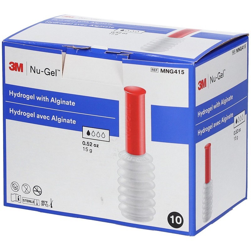 3m nu-gel idrogel mit alginat mng415 - 10 flaschen von 15g