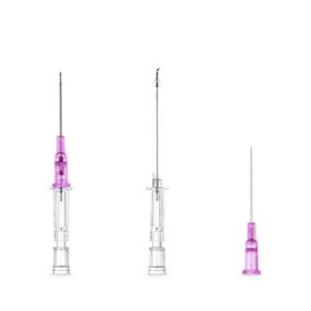 Aiguilles de canule 1 voie b.braun introcan safety 20gx32mm rose, sans ailettes, en pur - 50 pcs.