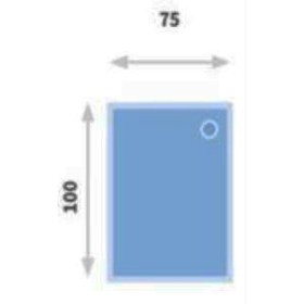 Bi-vacuum vákuumos pozicionáló - standard vákuummatrac 75x100 cm