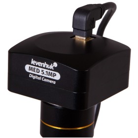 Microscopio trinoculare digitale levenhuk med d10t