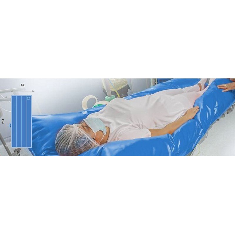 Bi-vacuum vacuum positioner - standard vacuum mattress, sectioned 80x200 cm