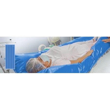 Posizionatore a depressione bi-vacuum - materassino a depressione standard, sezionato cm 80x200