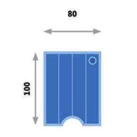 4 kamer vormige depressie matras, verdeeld 80x100 cm