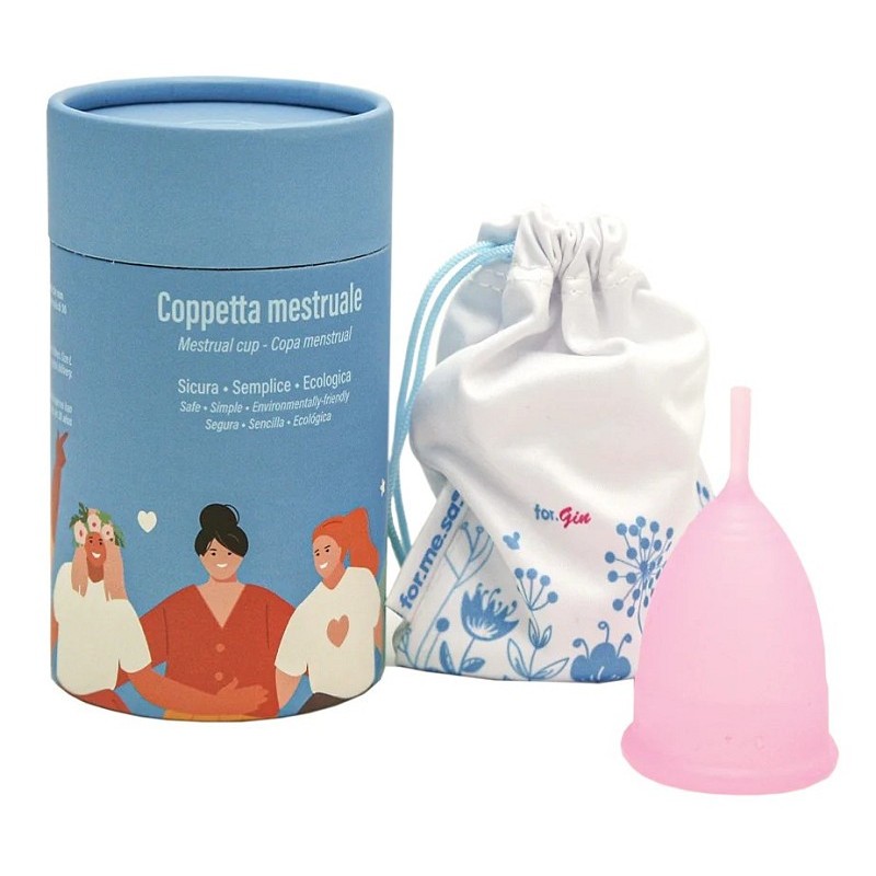 Coppetta mestruale taglia s, colore rosa