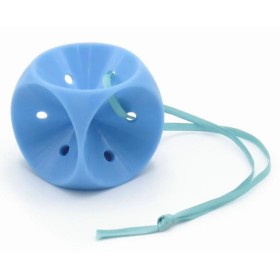 Pessaire cubique en silicone perforé