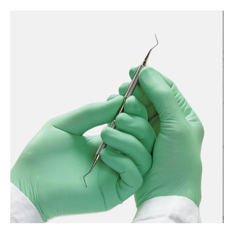 Emng - palmpro expert 670 green powder-free nitrile gloves - 100 kosov.