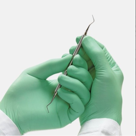 Emng - palmpro expert 670 green powder-free nitrile gloves - 100 kosov.
