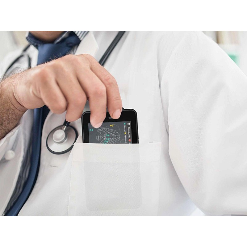 Électrocardiographe portable de poche pcecg-500 avec interprétation de glasgow