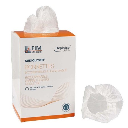 100 disposable covers for adl-20 audiometric headphones