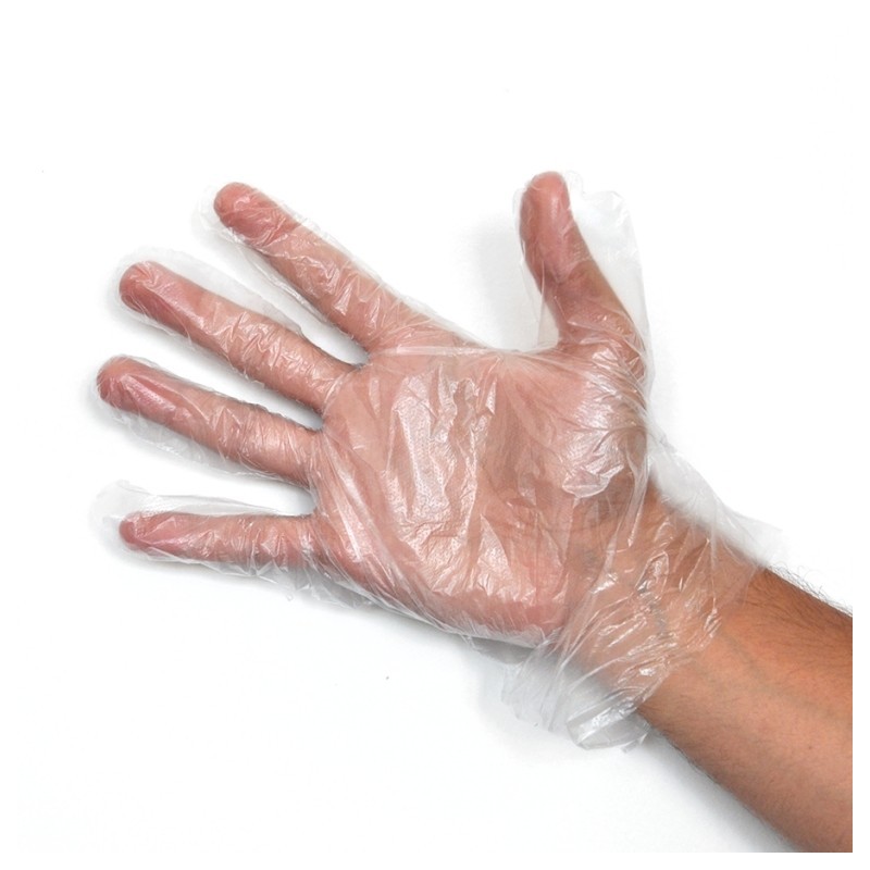 Hoge dichtheid polyethyleen handschoenen ppe i - 100 stuks