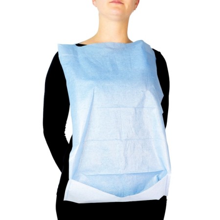 Mordaza en pe + papel con bolsillo - 100 uds.