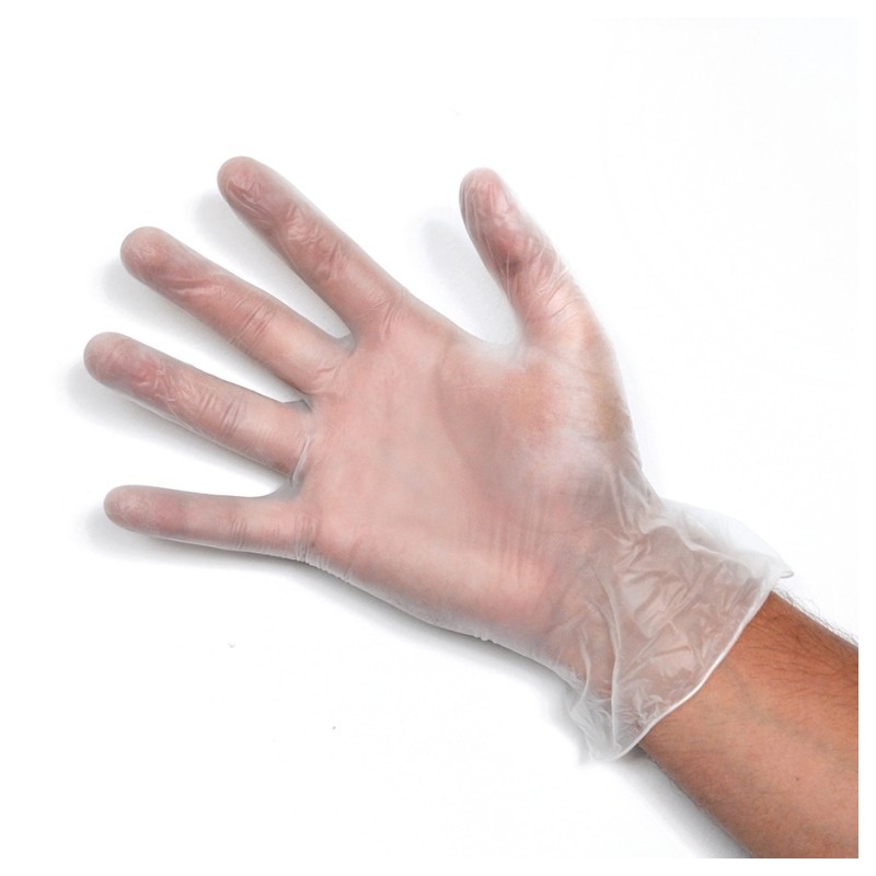 Jednorázové vinylové rukavice doc u.vi extra powder free - 100 ks.