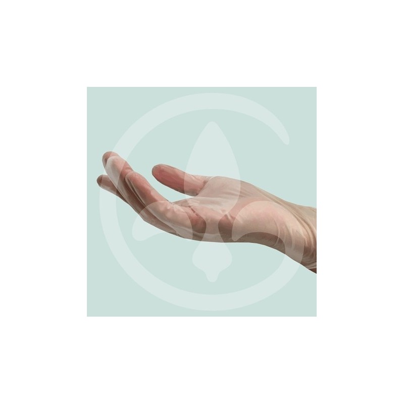 Gants jetables en vinyle doc u.vi extra powder free - 100 pcs.