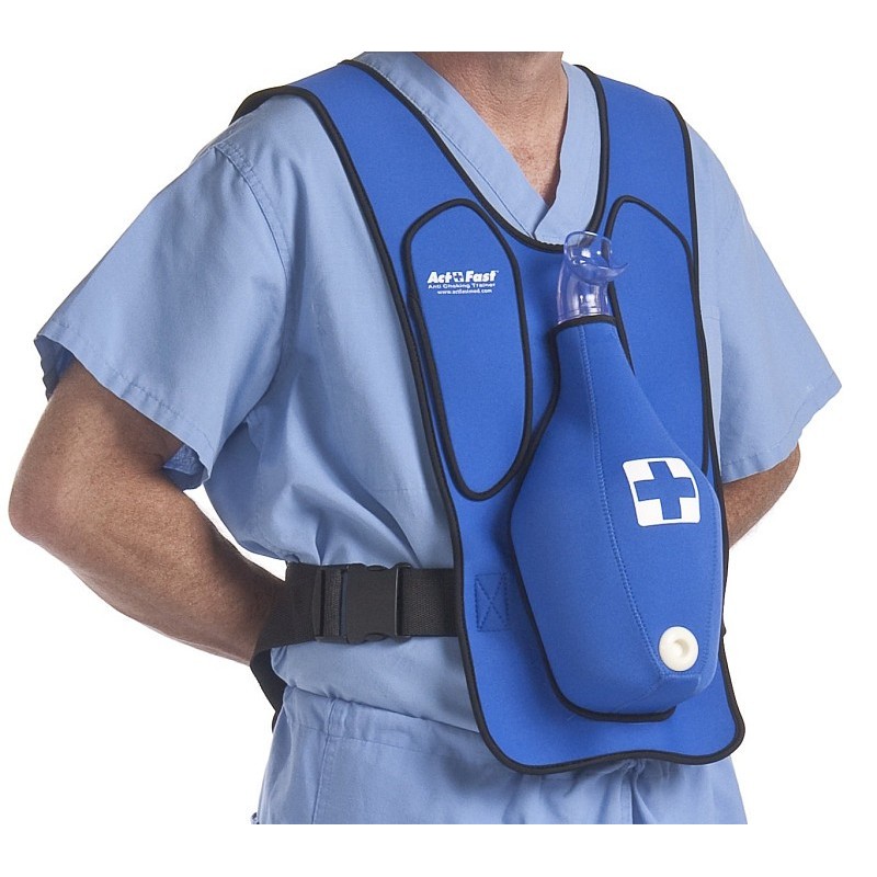 Act+fast anti choking trainer gilet d’entraînement à la manœuvre blue heimlich