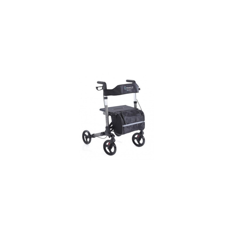 Rollator pliabil din aluminiu vopsit gri - ocean 2.0