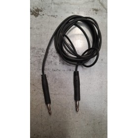 Fekete dugÓs vezetÉk - 4 mm professzionÁlis elektroterÁpiÁhoz