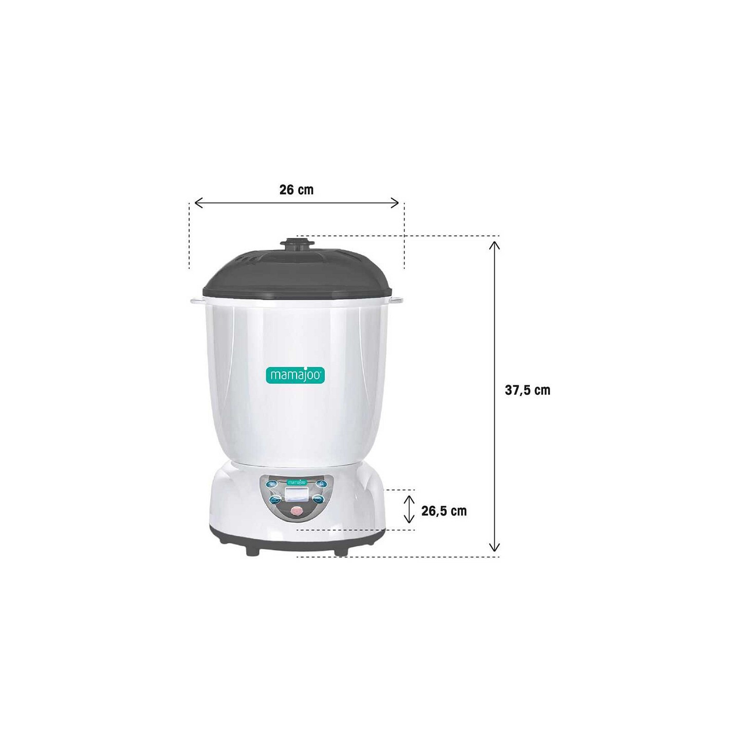 Sterilizzatore a vapore e scaldacibo per biberon 5-in-1 Digitale MamaJoo MMJ2020