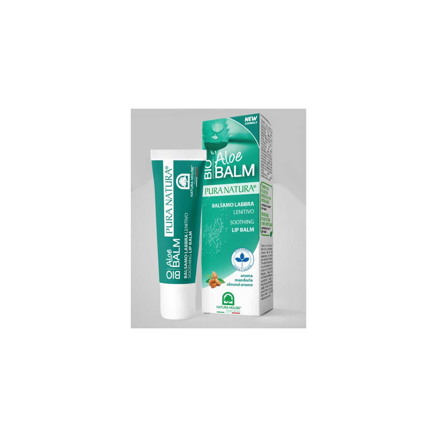 Bio Lip Balm Aloe - Balsamo Labbra Lenitivo all'Aloe - 10 ml