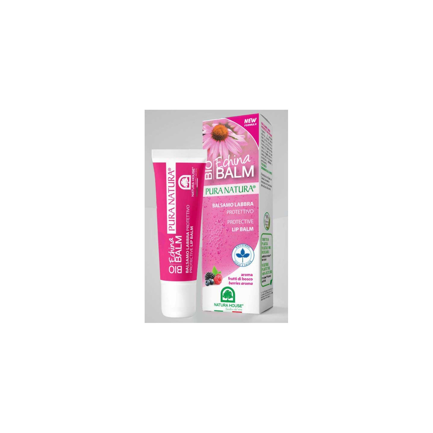 Bio Lip Balm Echina - Balsamo Labbra Protettivo all'Echinacea - 10 ml
