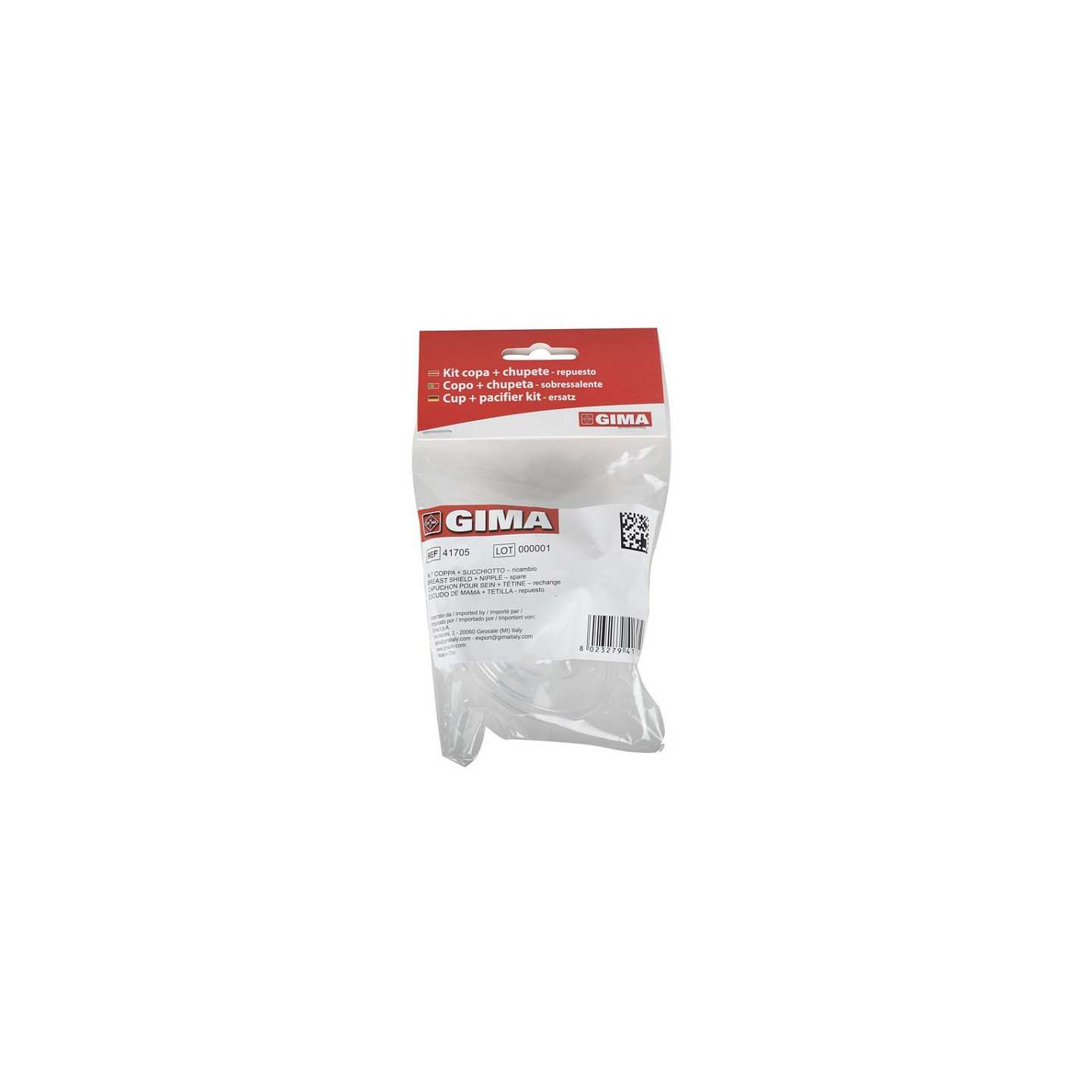 Kit coppa + succhiotto - ricambio - 1 kit