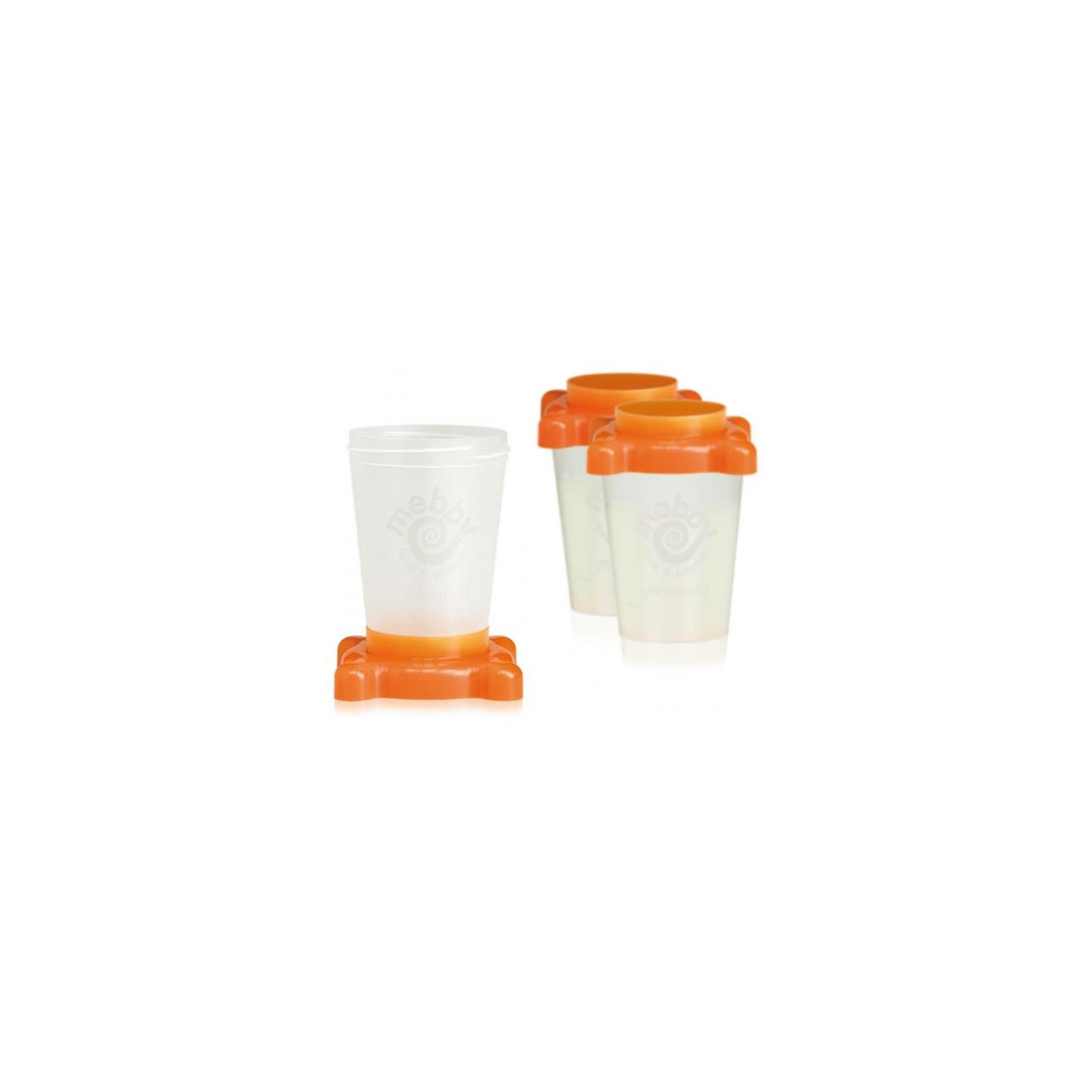 3 contenitori per il latte materno Mebby GENTLEFEED CONTAINER