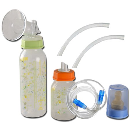 Kit Mamilat con biberon, vaso vuoto, tubo e succhiotto tettarella