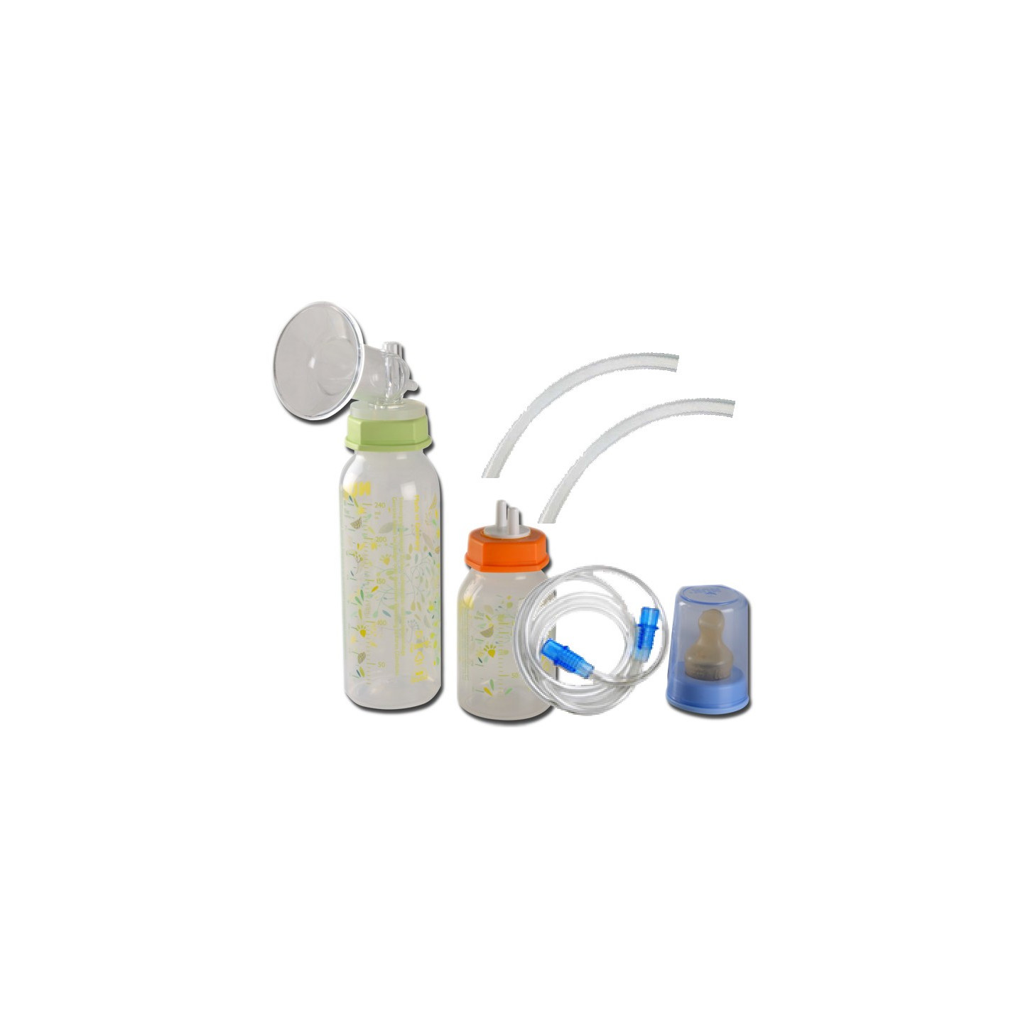 Kit Mamilat con biberon, vaso vuoto, tubo e succhiotto tettarella