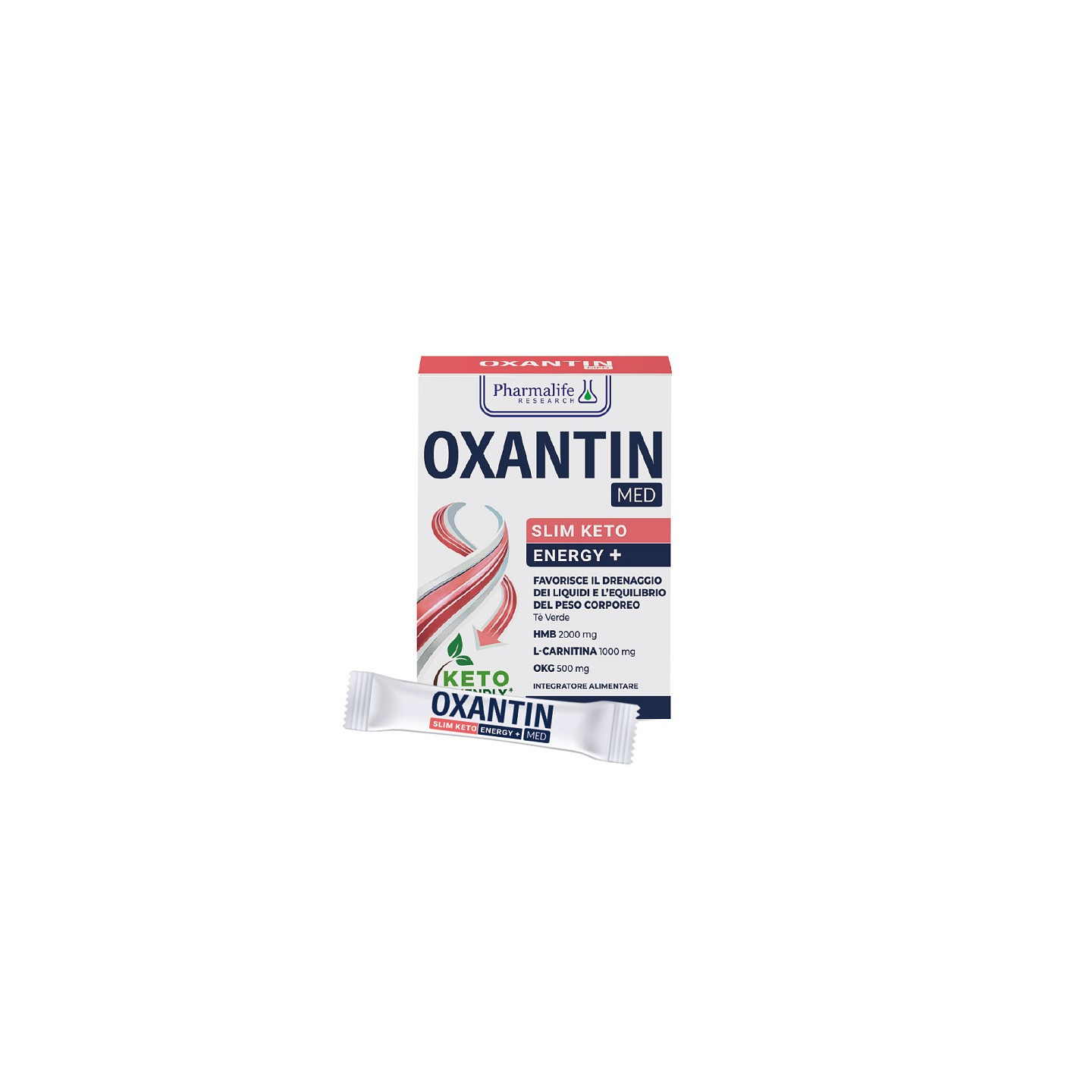 Oxantin Med Slim Keto Energy + 15 stick da 4,5 g