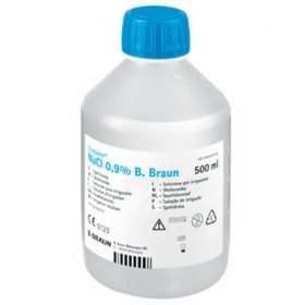Ecotainer nacl 0,9% avec solution saline stérile 500 ml - 1 pc.