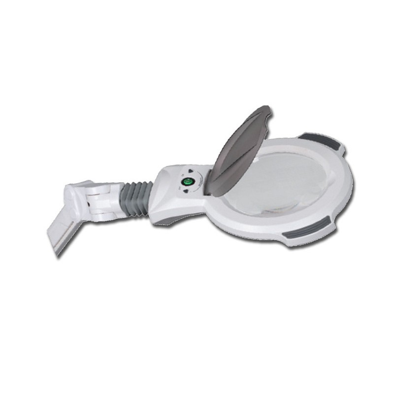 Lampe avec lentille dermique - sur chariot