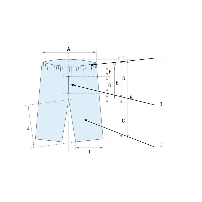 Sms disposable colonoscopy boxers size xl - 10 pcs.