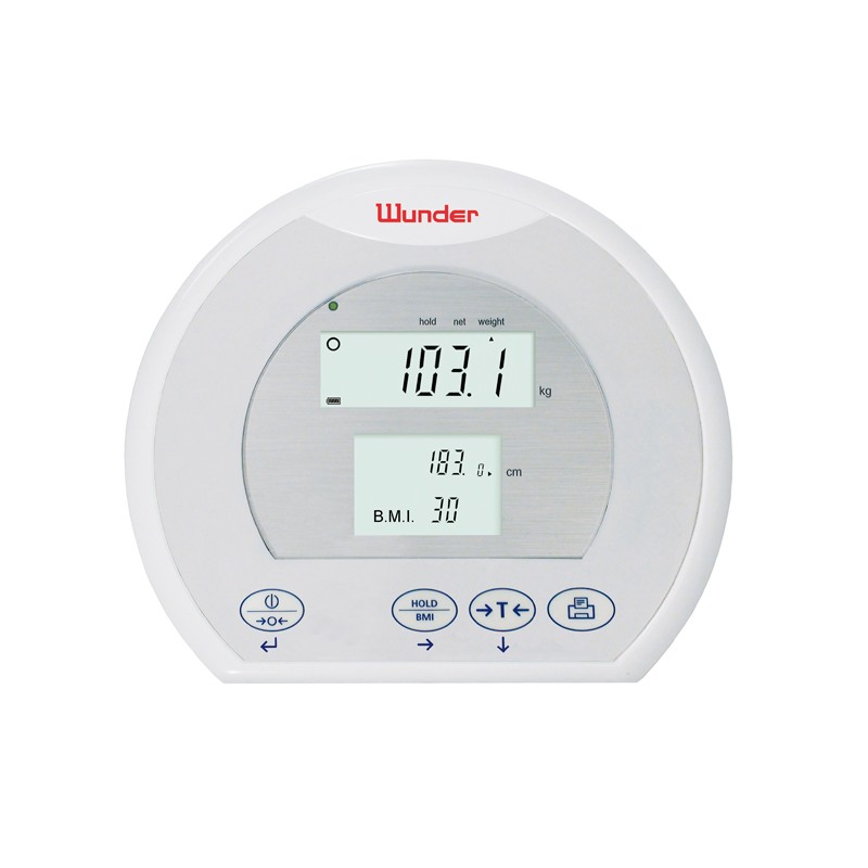 Professionelle elektronische säulenwaage mit bmi rb200